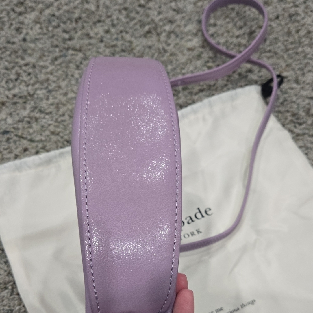 kate spade glossy lavender crossbody bag - Picture 4 of 9